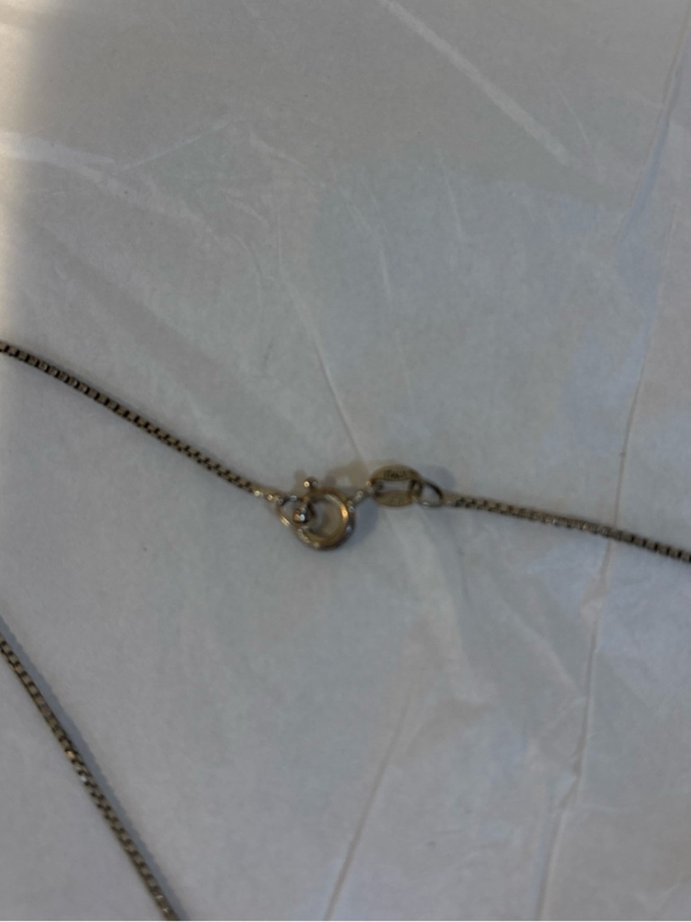 Vintage Italy 925 Sterling Silver Necklace 8” - Picture 4 of 6